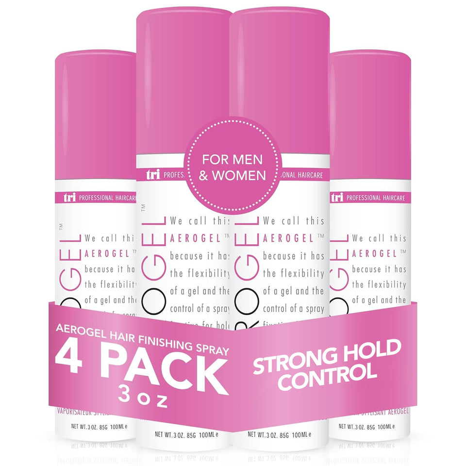 TRI Design front packaging showing travel-size four pack and clear labeling benefits