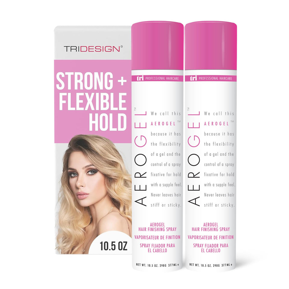 TRIDESIGN front packaging showing two 10.5 oz cans and product benefit