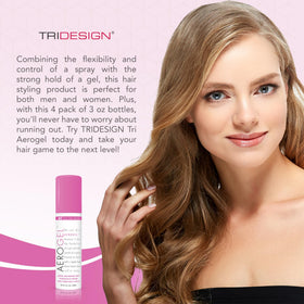 TRIDESIGN cans inside a travel bag illustrating portability and on-the-go styling convenience