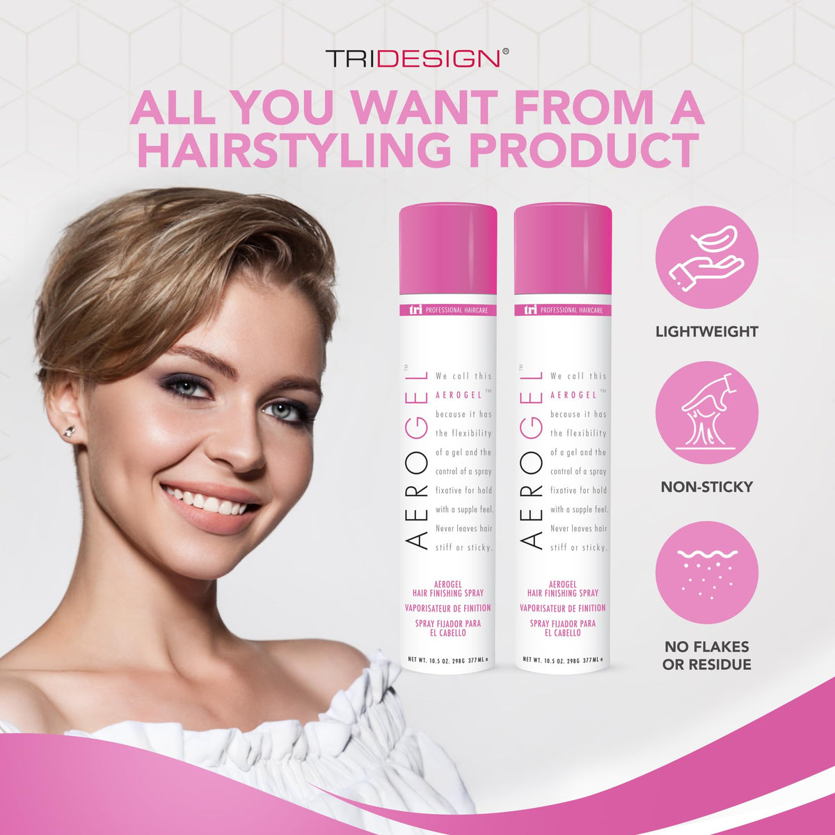 TRIDESIGN spray nozzle spraying fine mist for even coverage