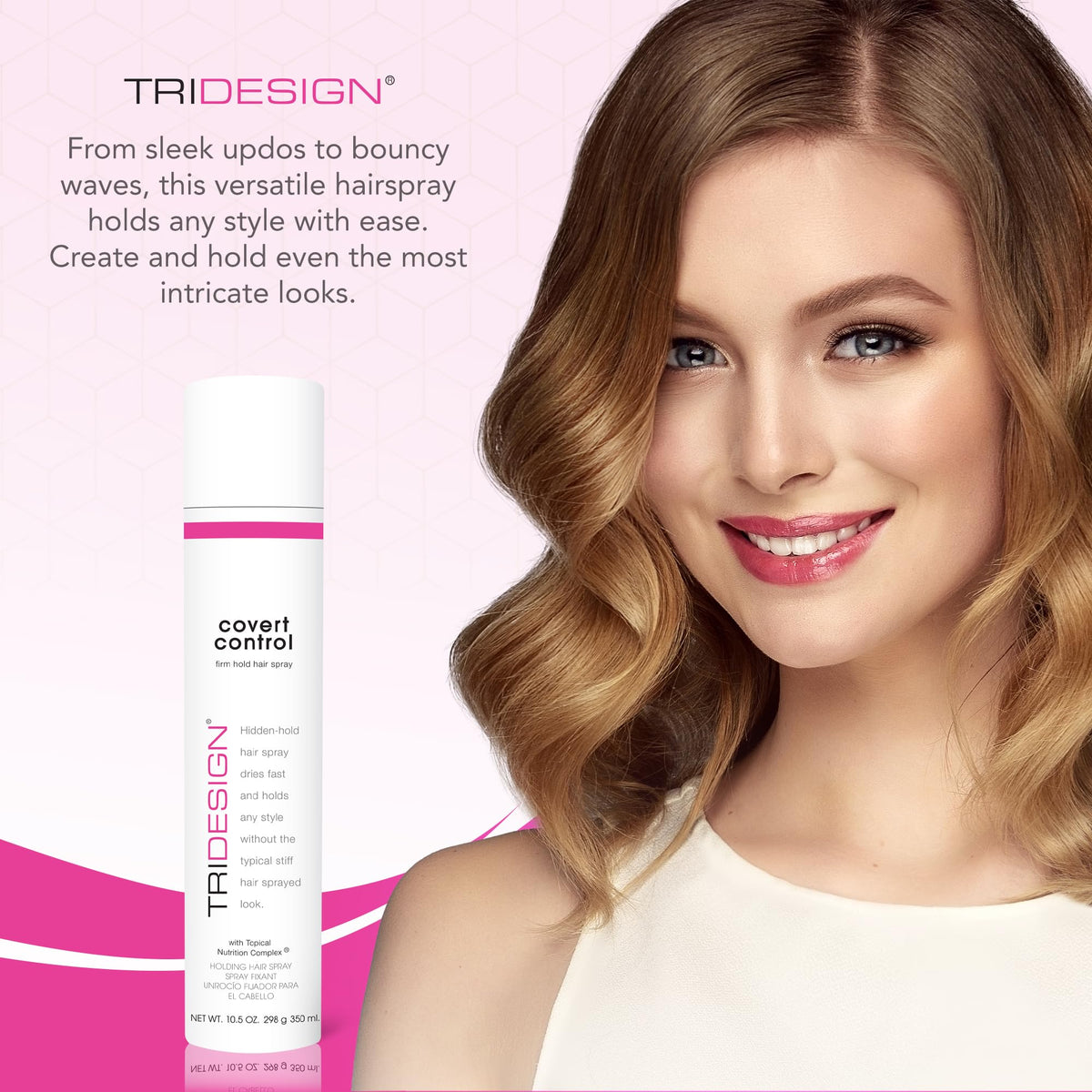 TRIDESIGN styled model in city setting showing humidity resistance and polished look