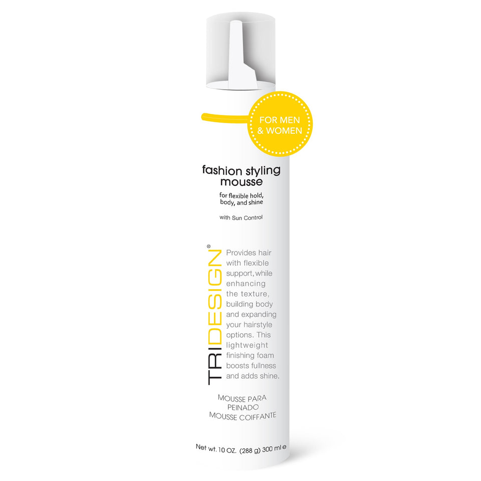 TRIDESIGN front packaging showing product and easy-grip design for styling