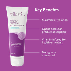 TriLASTIN bundle applied to belly illustrating targeted care and comfort benefit