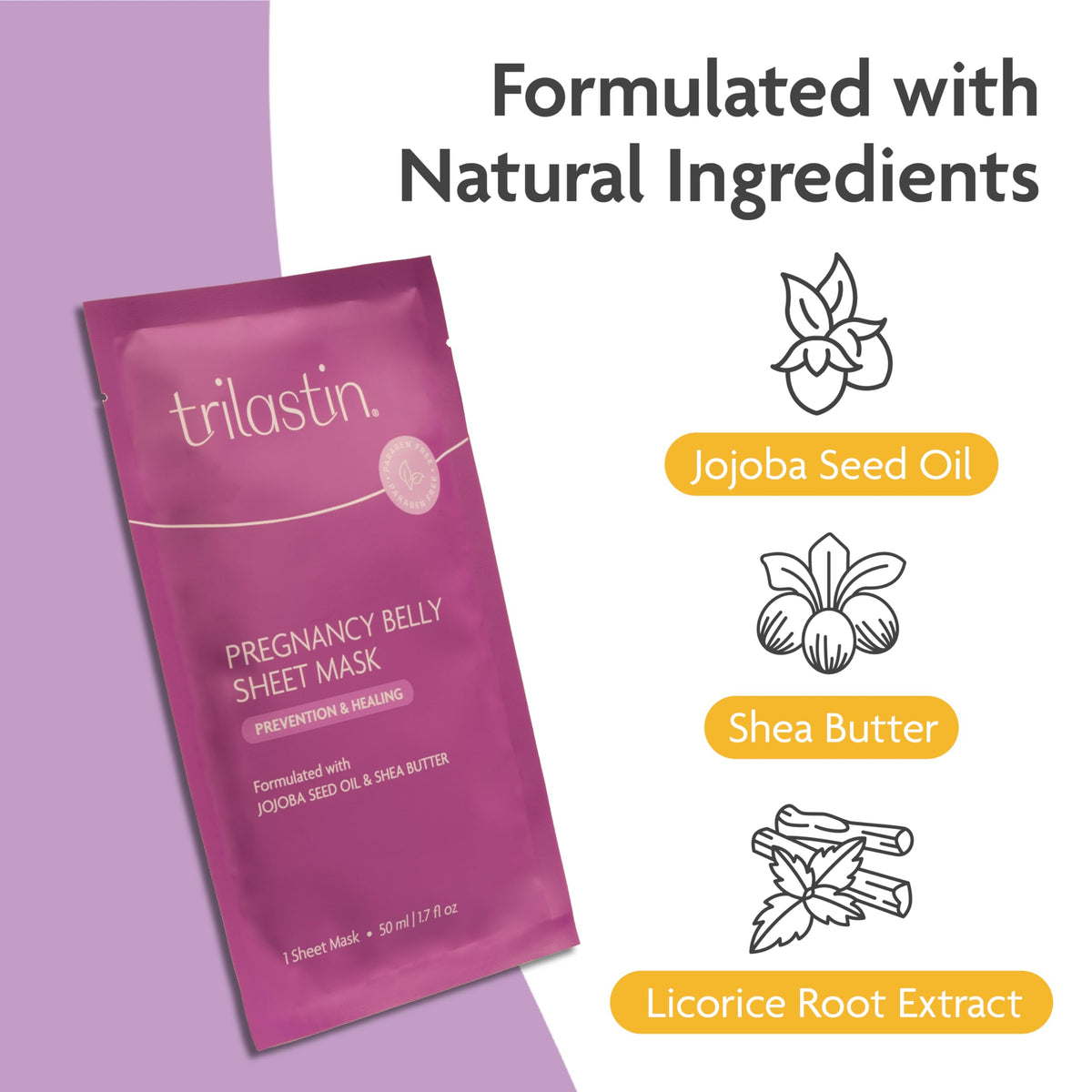 TriLASTIN massaging remaining serum into skin for added moisture