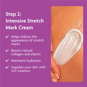 TriLASTIN serum pump detail emphasizing easy dispensing and fast absorption benefit