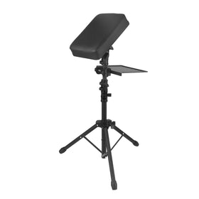 Tripartite front view of armrest stand showing stable support and comfort