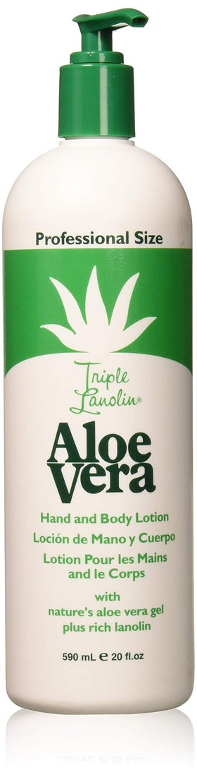 Triple Lanolin front bottle showing label and 20 fl oz size for easy identification and product trust