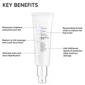 Trish McEvoy balm applied on hand demonstrating blendability benefit