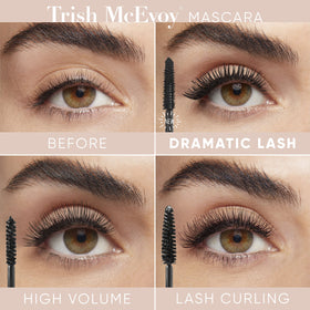 Trish McEvoy before and after lashes for visible volume