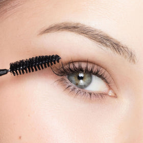 Trish McEvoy texture swipe of tubing formula showing water-resistant finish