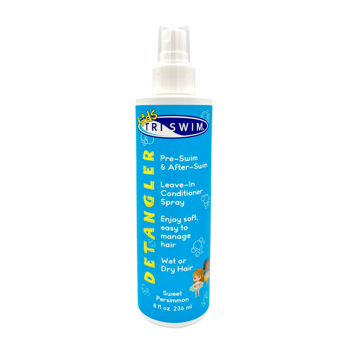 TRISWIM bottle front packaging showing product and easy recognition