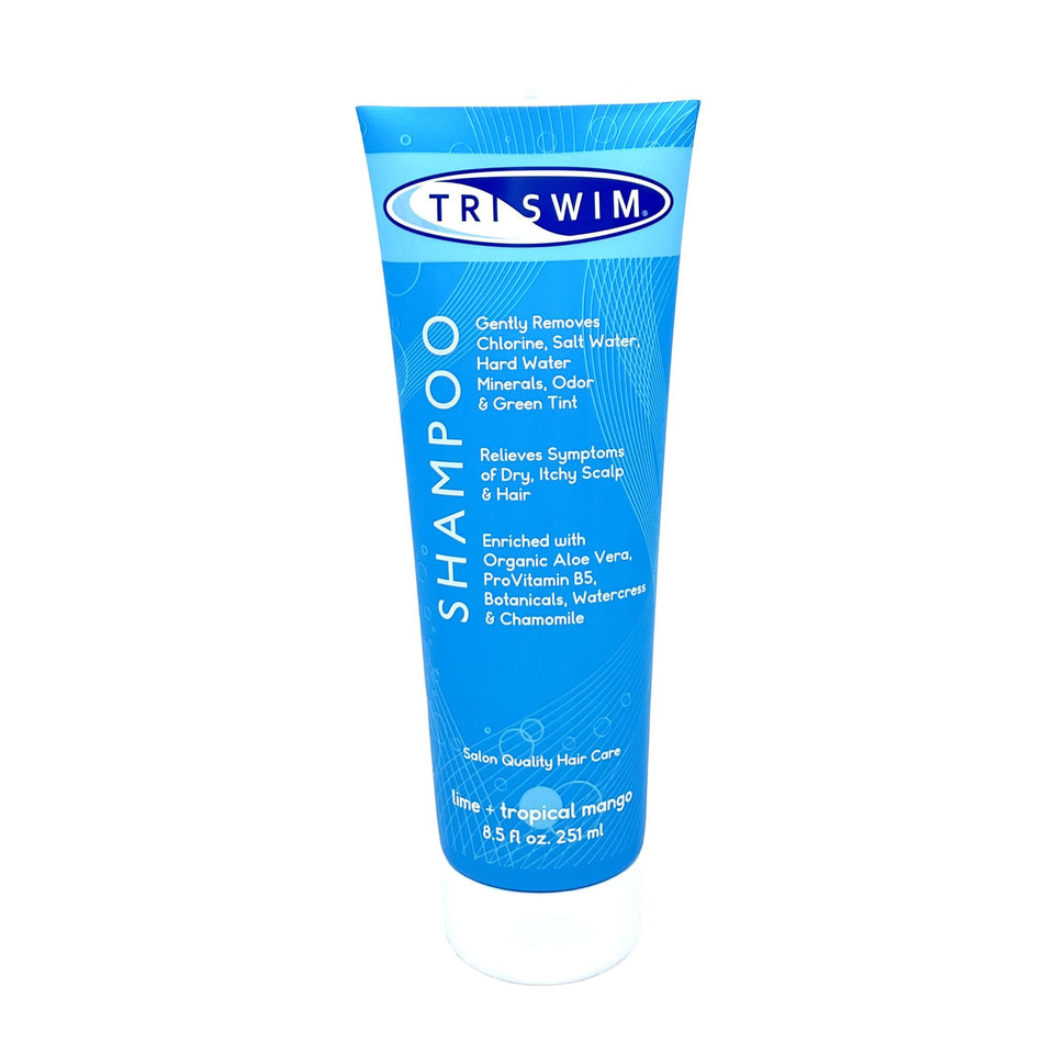 TRISWIM front bottle showing product and scent for easy identification