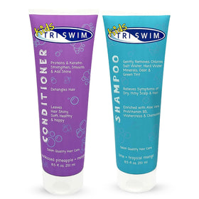 TRISWIM front packaging showing both 8.5oz bottles and clear benefit