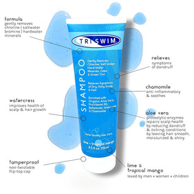 TRISWIM pump dispenser close-up for easy use and controlled application