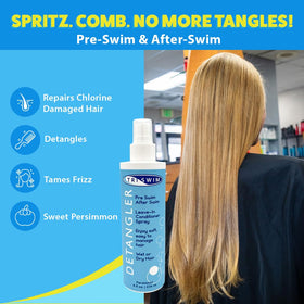 TRISWIM spray nozzle close-up demonstrating easy application