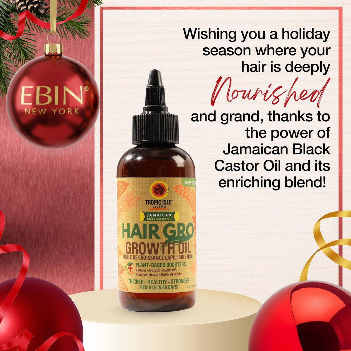 Tropic Isle Living almonds avocado jojoba castor oils grouped to show natural ingredients
