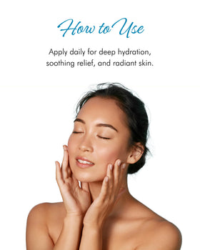 Tropical Holistic applied to hands highlighting fast absorption and hydration