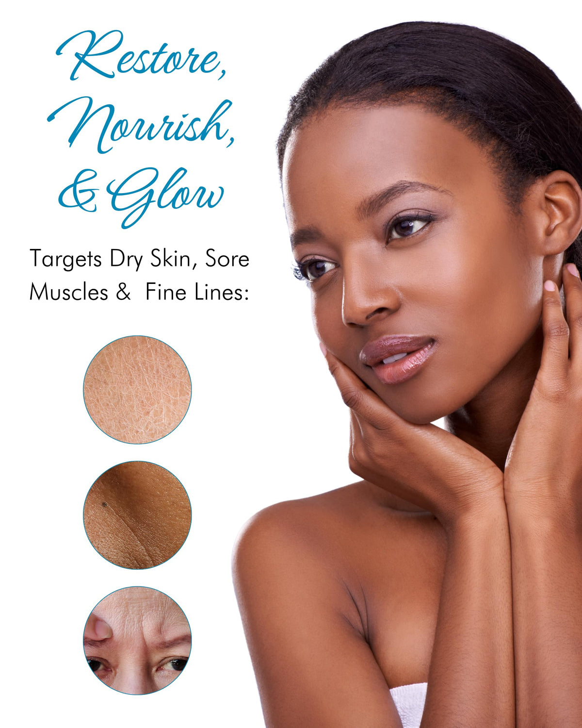 Tropical Holistic pump close-up demonstrating mess-free measured dispensing