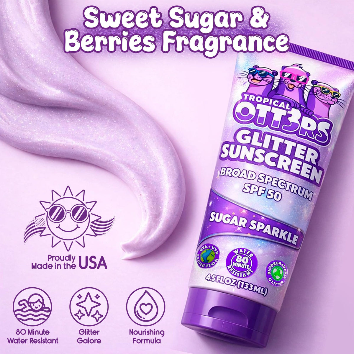 TROPICAL OTT3RS label ingredients closeup highlighting made-in-USA quality