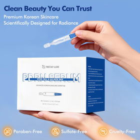 TRSTAY LUXE ingredient focus with hyaluronic and peptides for deep hydration