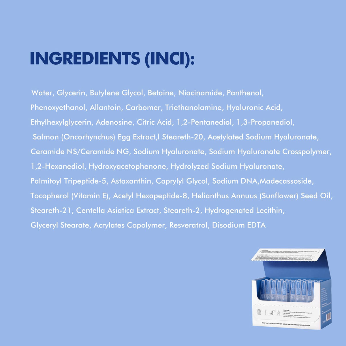 TRSTAY LUXE ampoule on bathroom shelf showing daily routine placement