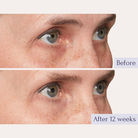 Tru Alchemy cream texture swirl illustrating lightweight hydrating finish