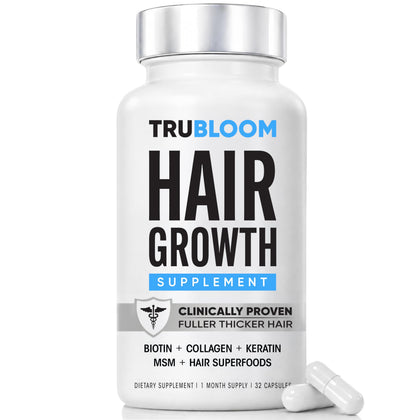 TRU BLOOM front bottle image showing product and clear brand benefit