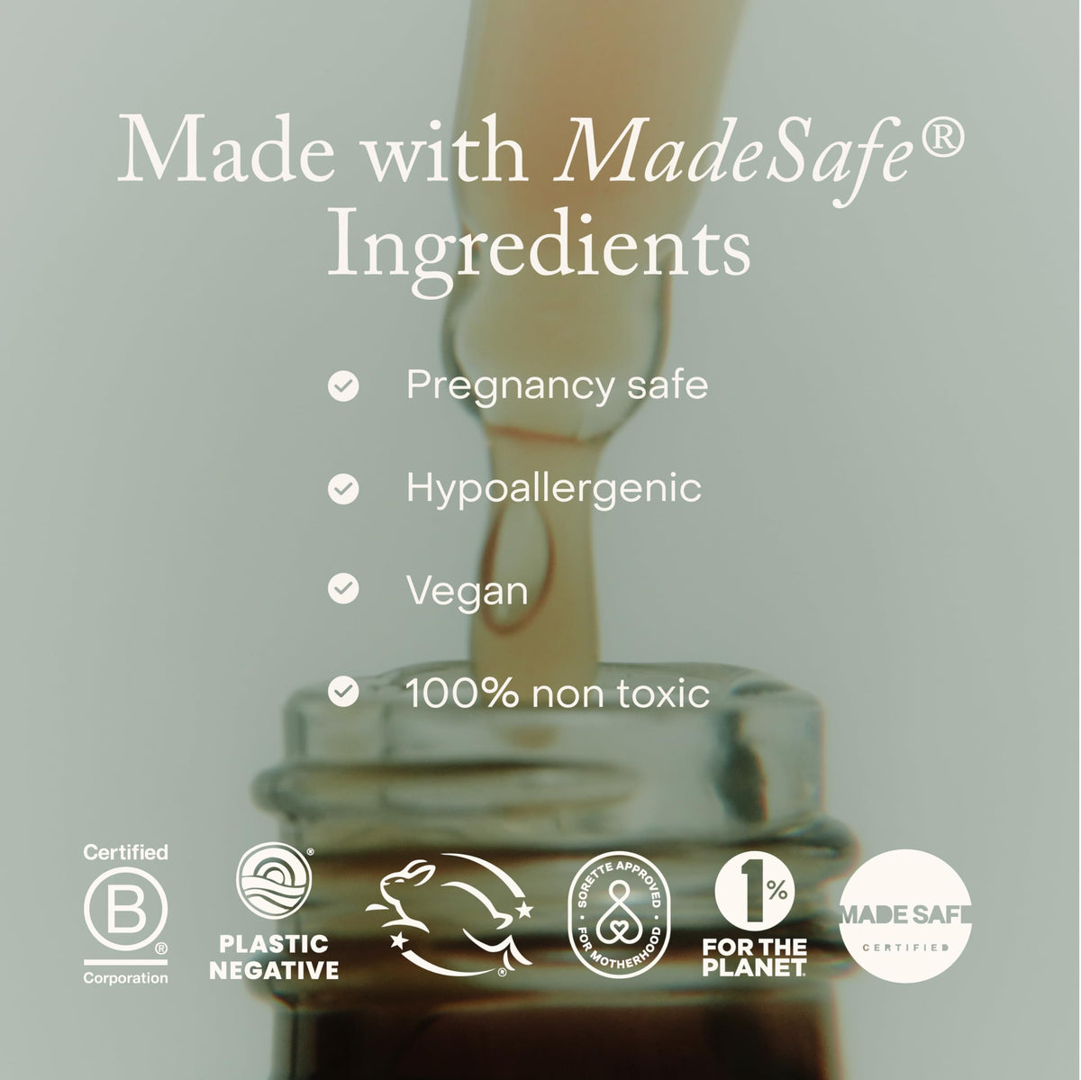 True Botanicals bottle on bathroom shelf suggesting everyday routine compatibility