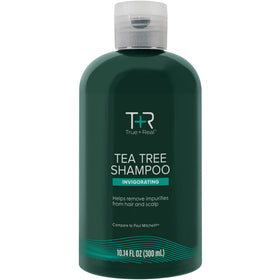 True+Real front bottle view showing label and size benefit: clear product info