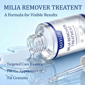 TRUERELIEF serum on vanity next to skincare showing routine use benefit
