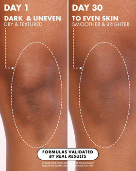 Truly bottle beside moisturizer showing easy layering in routine