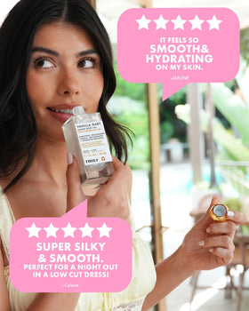 Truly bottle in hand to show size and travel-friendly convenience
