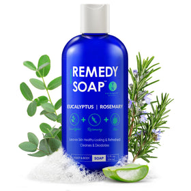 Truremedy Naturals bottle front packaging showing label and fresh scent benefit