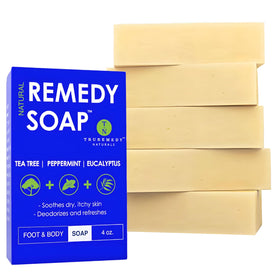 Truremedy Naturals front packaging showing five bars and clear benefit of freshness