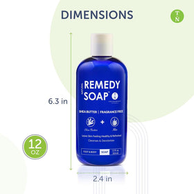 Truremedy Naturals pump dispenser in hand for easy use and controlled dosing