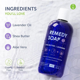 Truremedy Naturals shea butter and aloe ingredients promoting nourishment