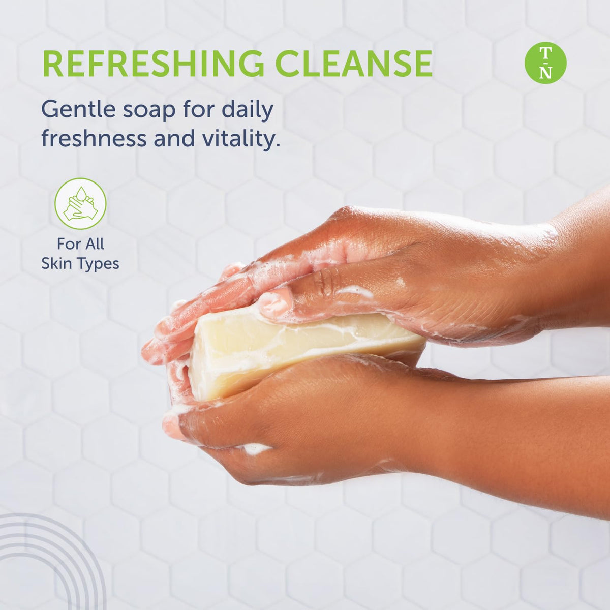 Truremedy Naturals close-up lather texture demonstrating rich, refreshing foam