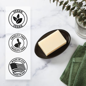 Truremedy Naturals cut bar revealing smooth interior and moisturizing formula