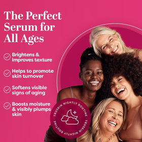 TruSkin brightening moisturizer tube top showing easy dispensing and hydrating cream benefit
