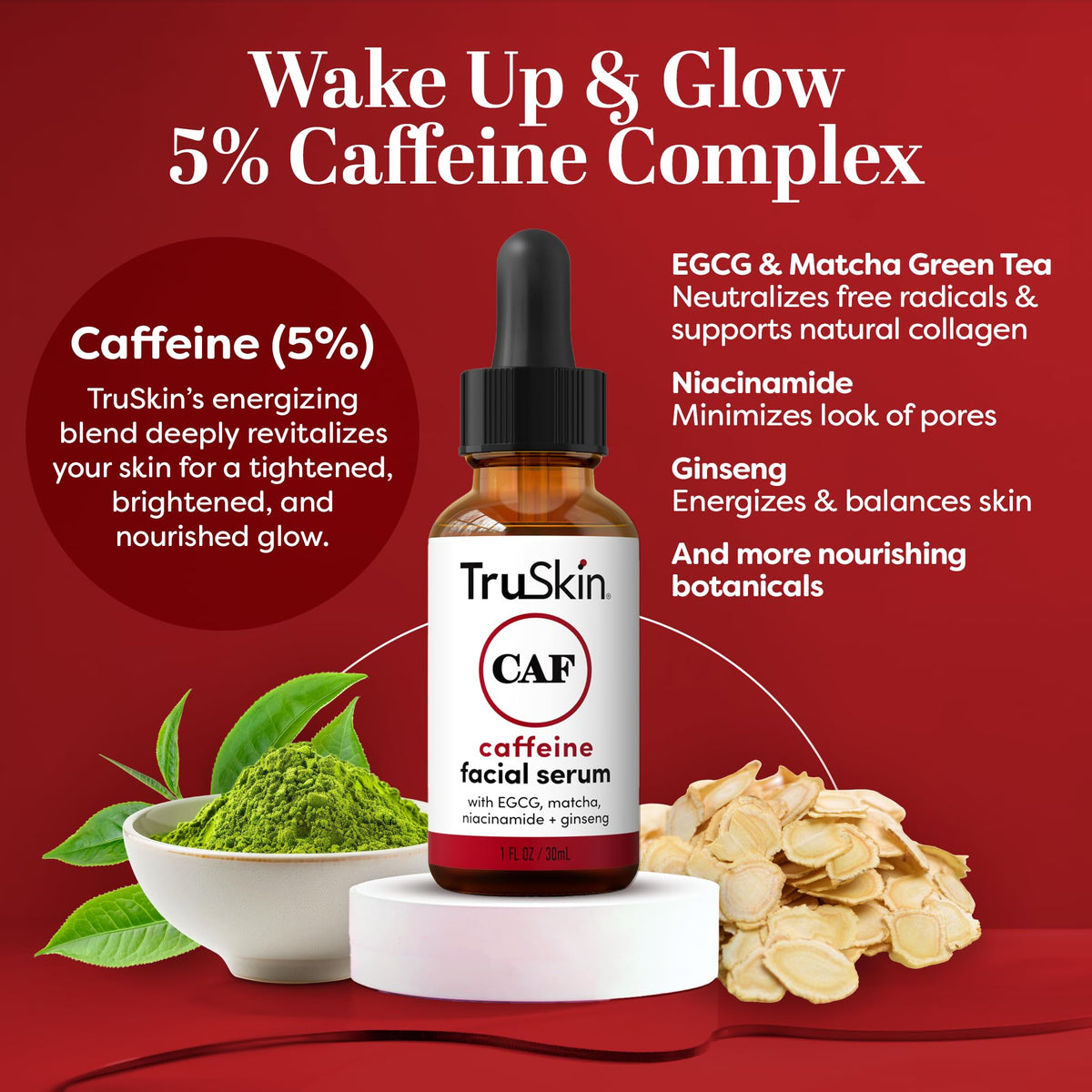 TruSkin dropper dispensing serum, demonstrates precise application and control