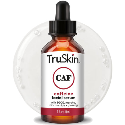 TruSkin bottle front packaging showing label and 1 fl oz size, conveys clarity