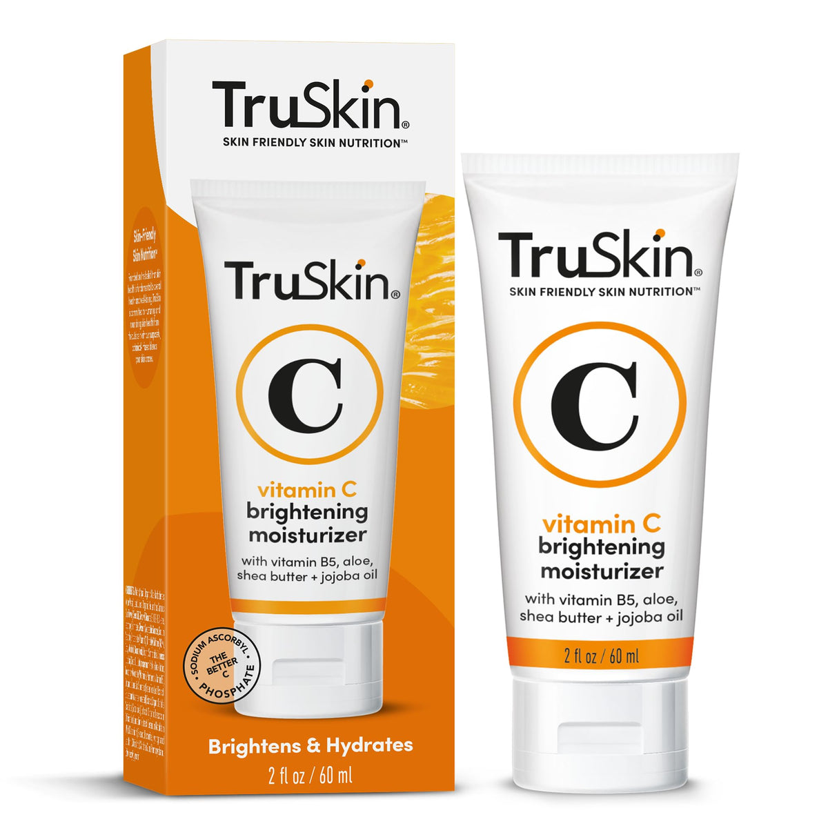 TruSkin ingredients styled with green tea and jojoba to show nourishing blend