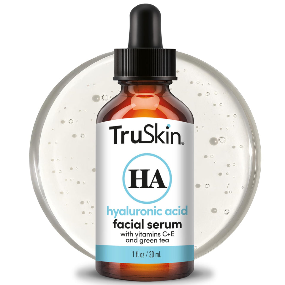 TruSkin front bottle showing clean design and hydration benefits