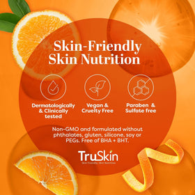 TruSkin in morning routine setting suggesting brightening and hydration benefit