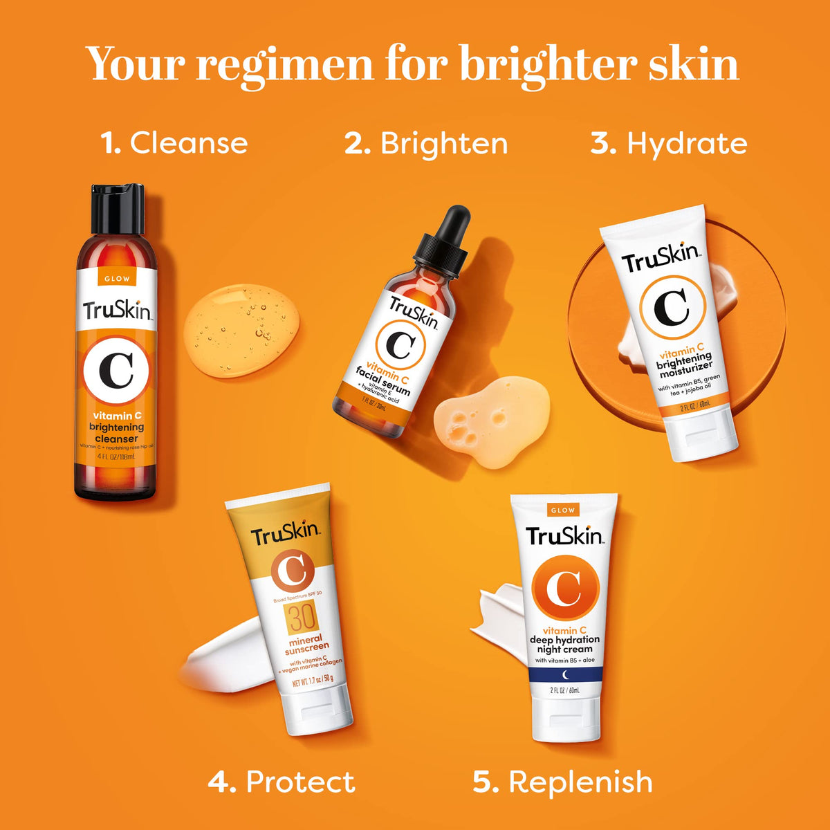 TruSkin mineral sunscreen layered under makeup demonstrating comfortable wear and no pilling