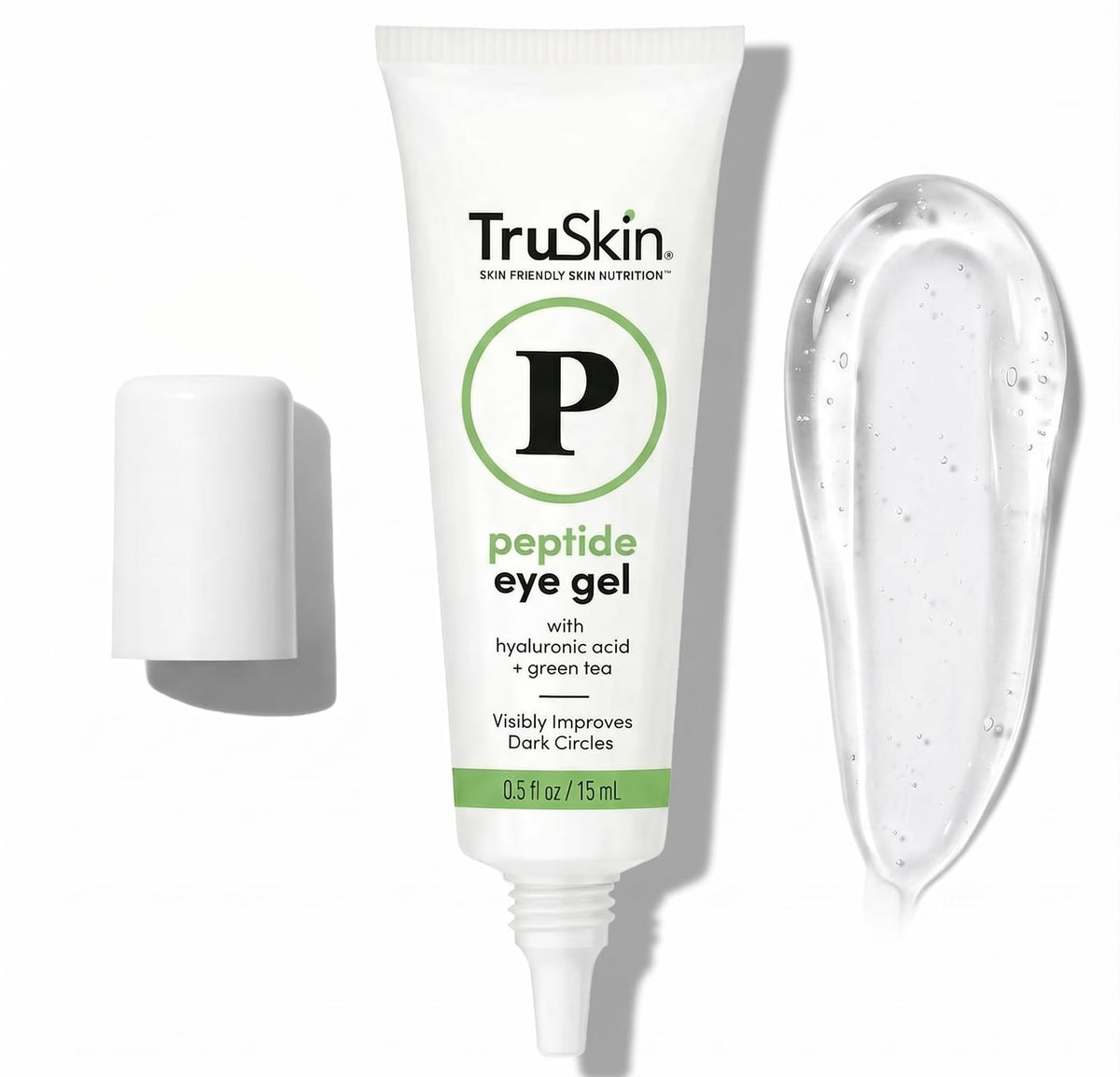 TruSkin front packaging showing bottle and branding, clear product benefit