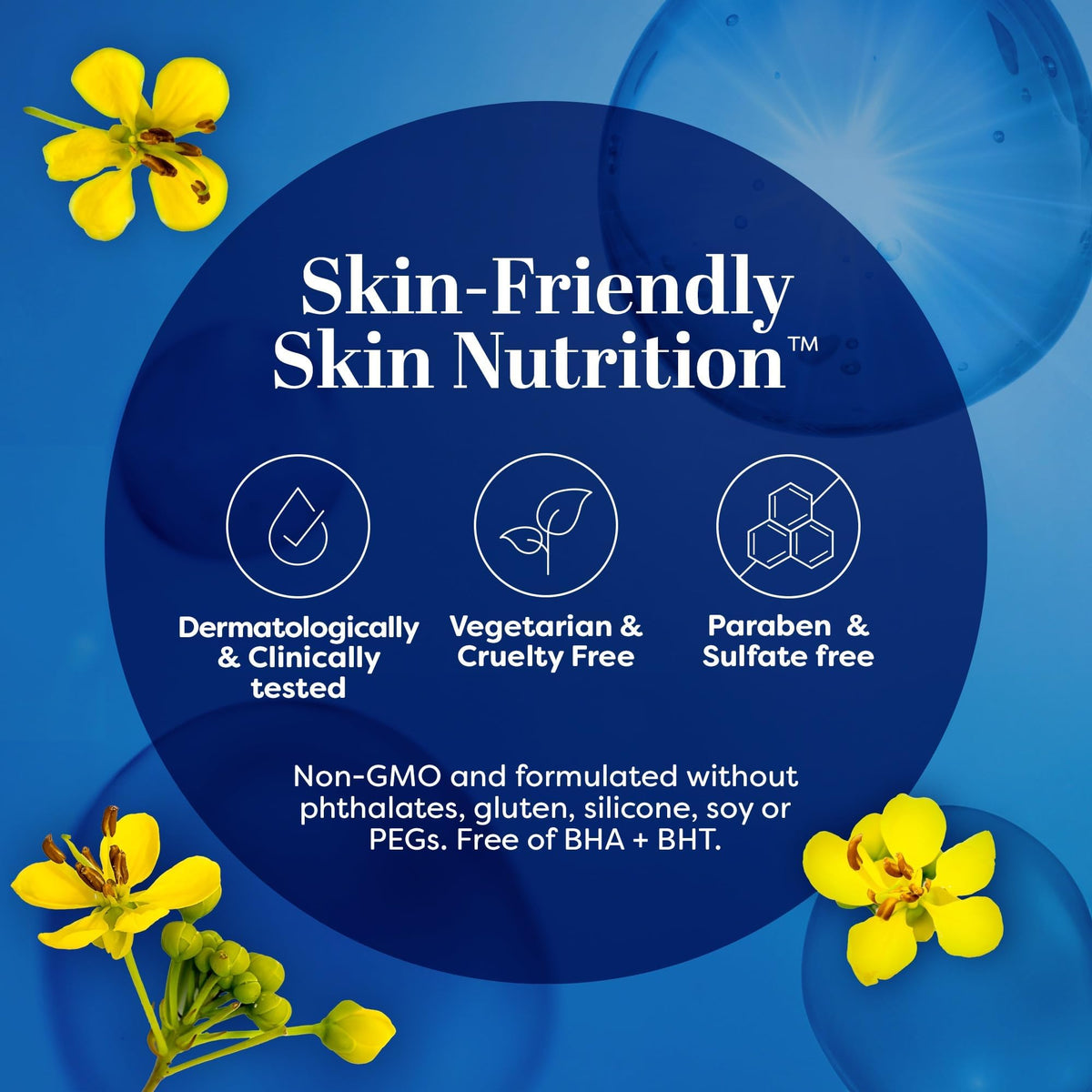 TruSkin retinol serum packaging back displaying usage instructions and clean formulation