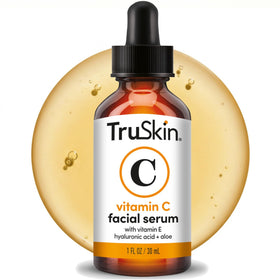 TruSkin Naturals bottle front view showing label and size for clear identification and trust