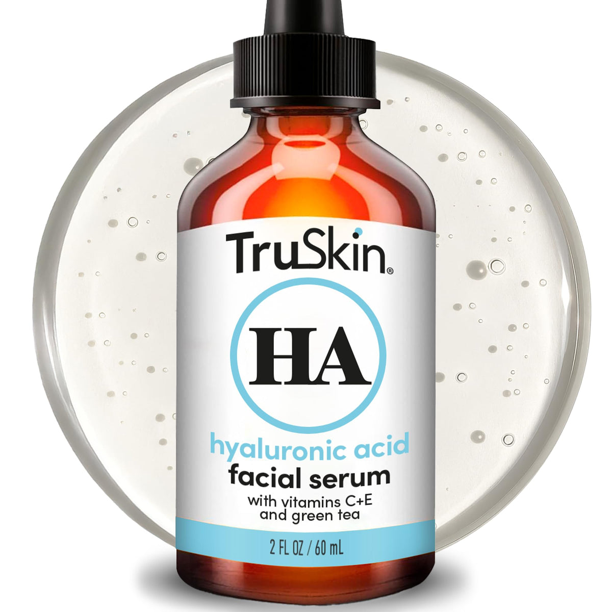 TruSkin front packaging showing bottle and clear labeling for easy identification and trust