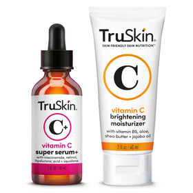 TruSkin front packaging of Super C Duo showcasing both bottles for quick routine setup